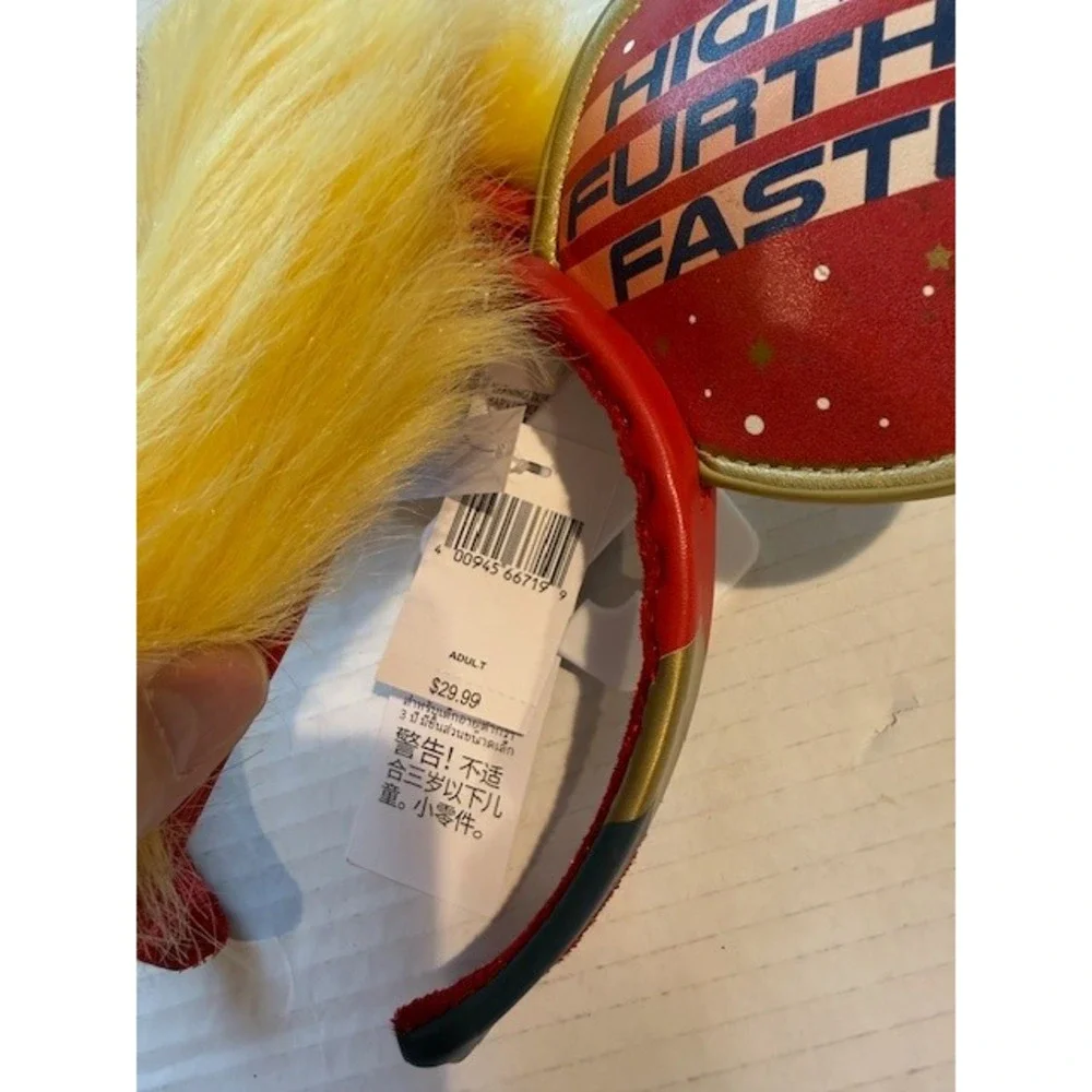 Disney Marvel's Captain Marvel Ear Headband for Adults New with Tags